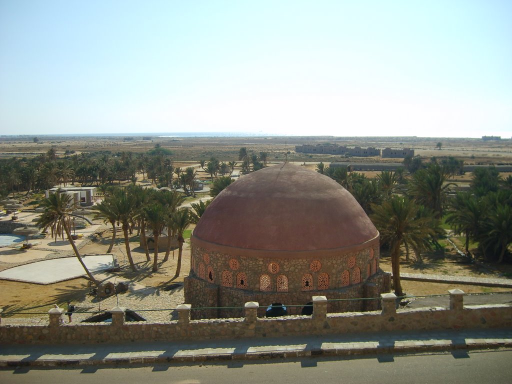 View on the Saint Moses Pool from the restaurant terrace by Kozinas