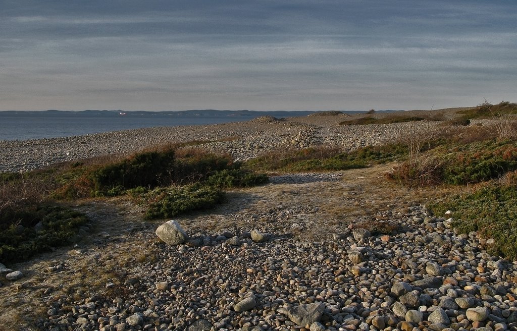 Stone beach by Paul Sorensen