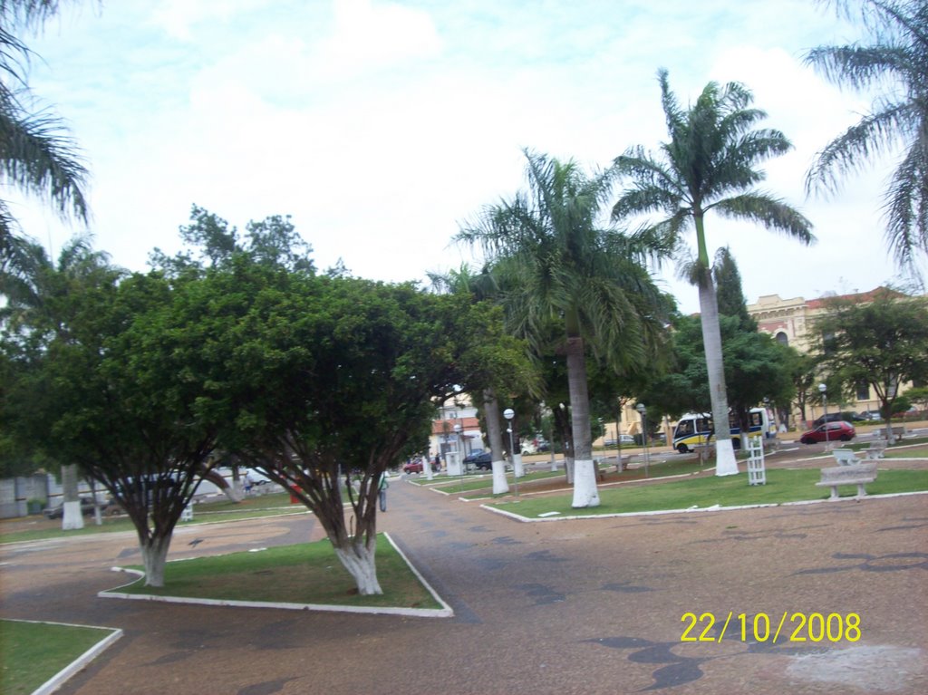 Tatuí-SP praça Paulo Setubal (praça do Barão) by Lauriana