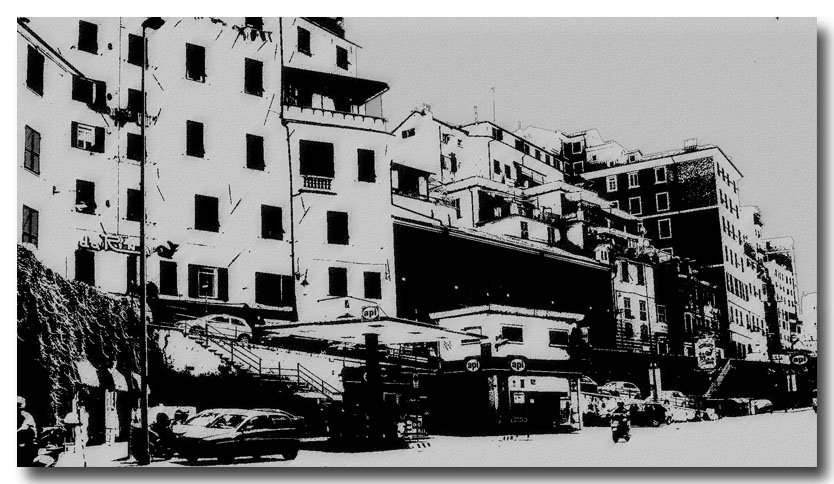 Genova Old Town looking the harbour by esseil panoramio