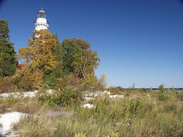 Light Tower at Cana Island by PhotographicWanderer