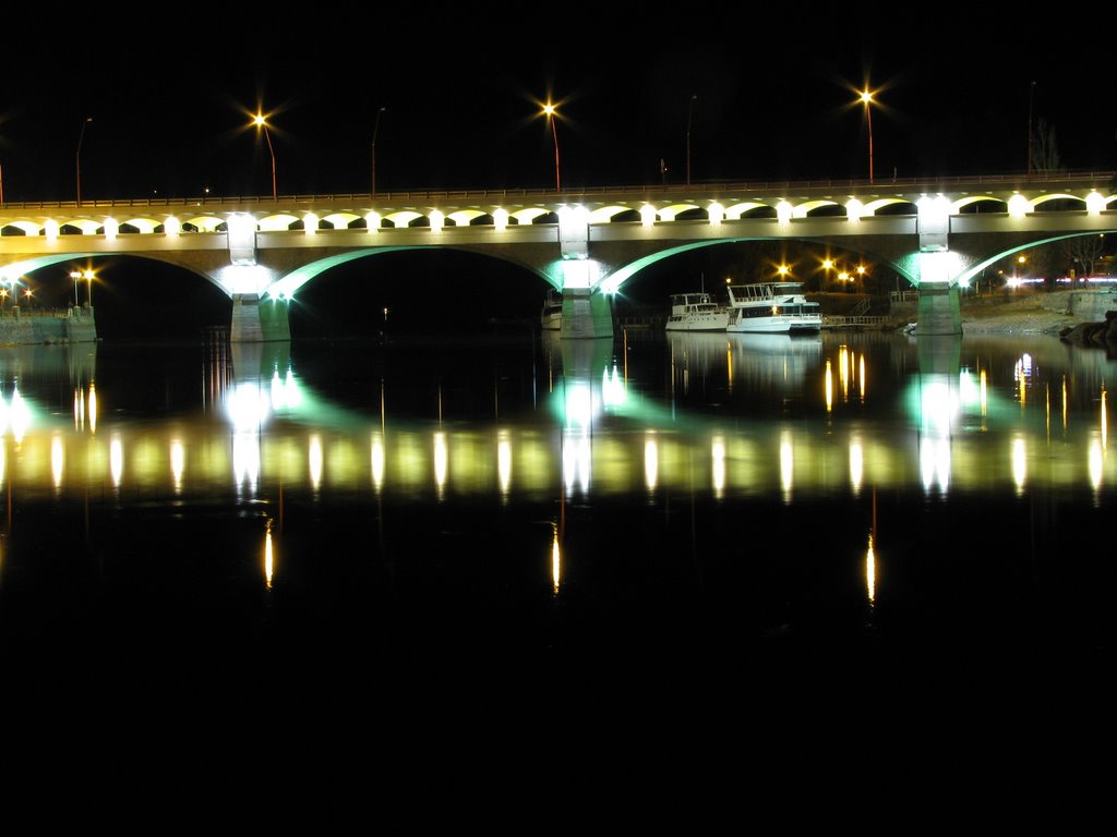 Puente Carretero Noche by manuel alfonso villa…