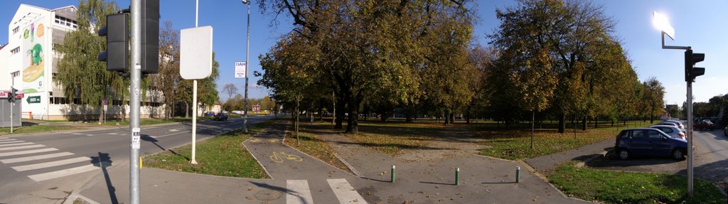 Osijecki Zrinjevac i Trgovacka skola by zdrascic