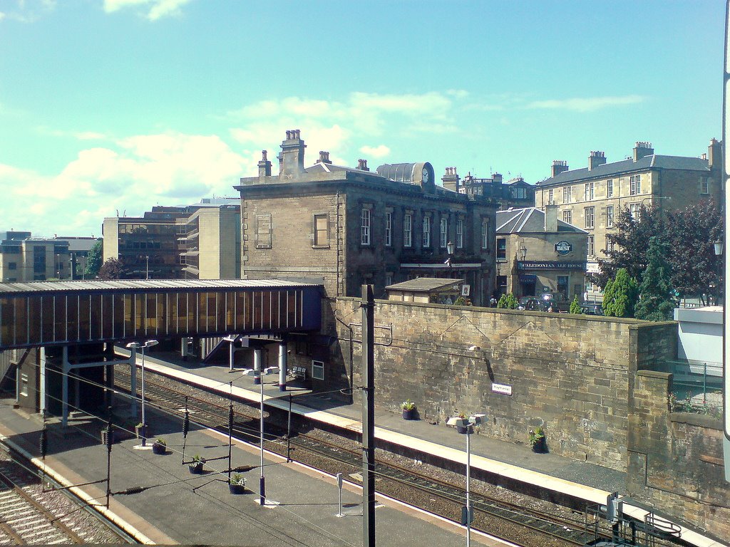 HAYMARKET RAILWAY STATION, EDINBURGH, SCOTLAND, UK by mickaul