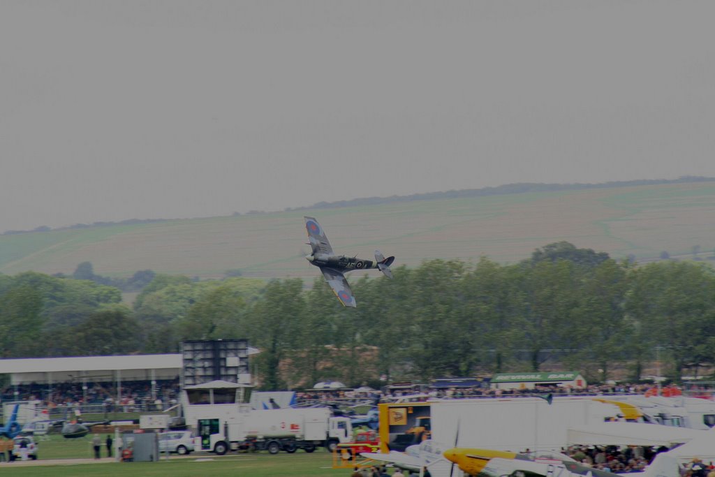 Spitfire Flypast by Simon Crosse