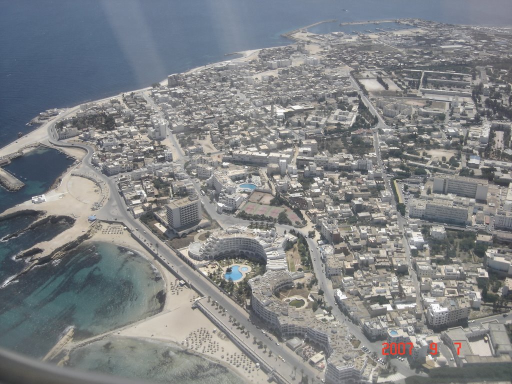 Monastir from the air by Anita Sz-G.