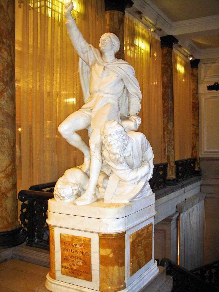 Last Welsh prince. Inside Cardiff city hall, (Caerdydd, Cymru) by Ainars Brūvelis