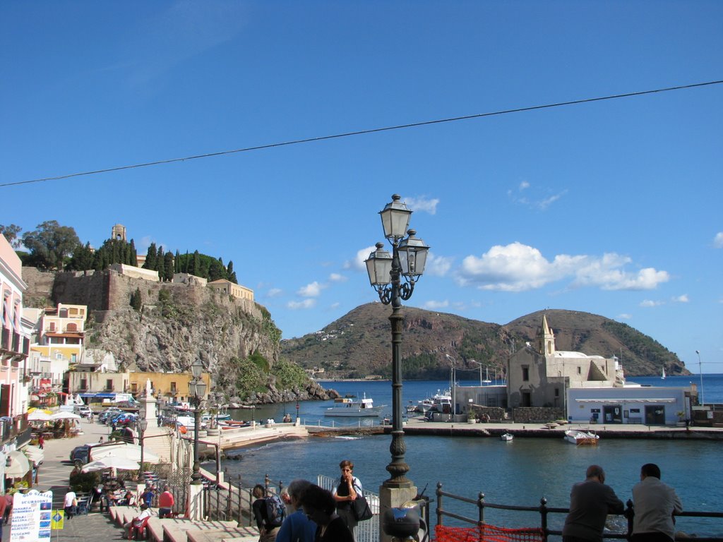 Piazza di Marina Corta, 98050 Lipari ME, Italy by romanfoto