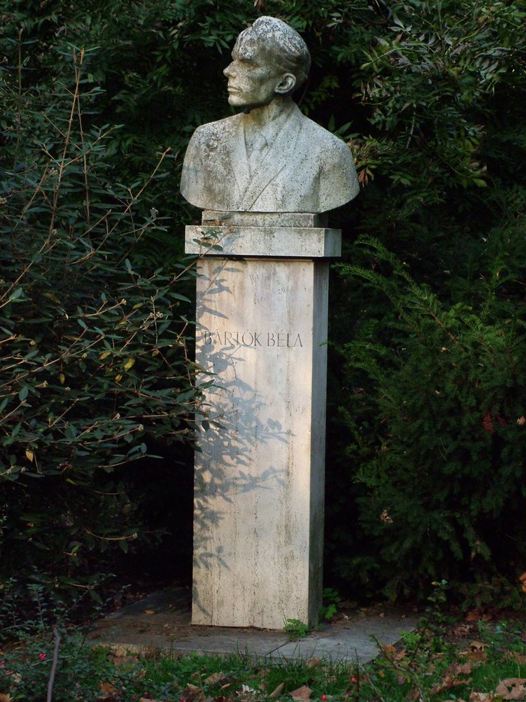 Bartók Béla mellszobra by János Szabó