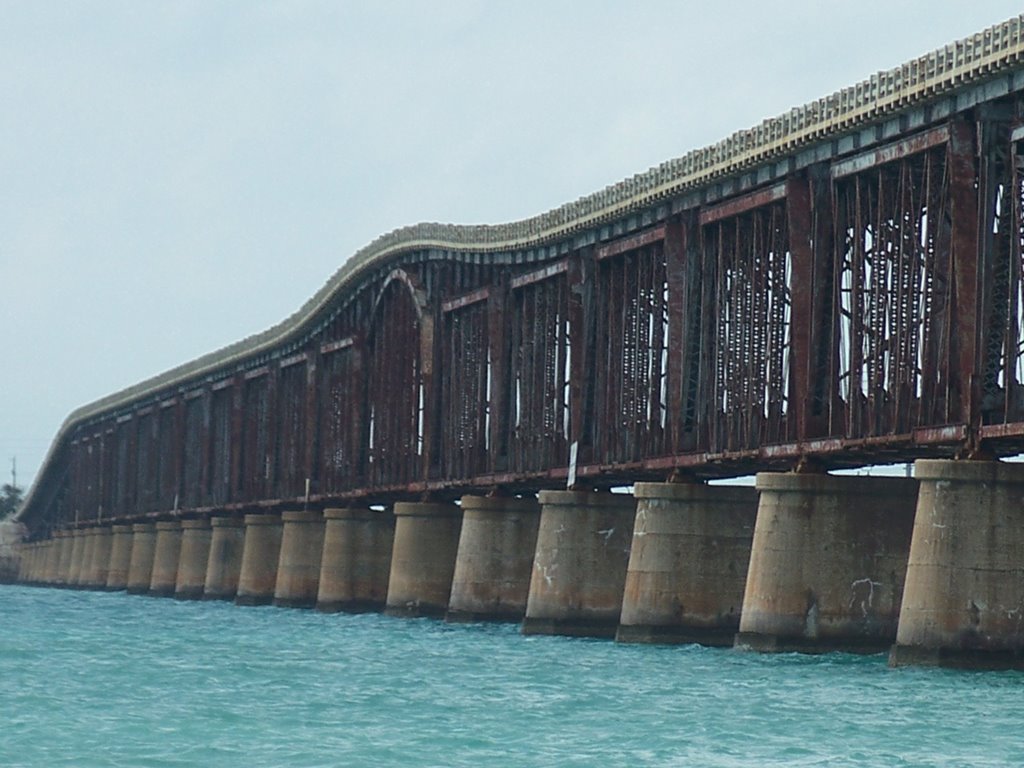 Old Bahia Honda Bridge. by Frank A MAYEDO