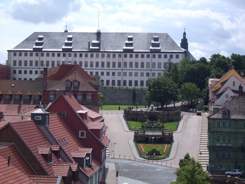 Blick auf das Schloss und die Wasserkunst by Chrissi0279