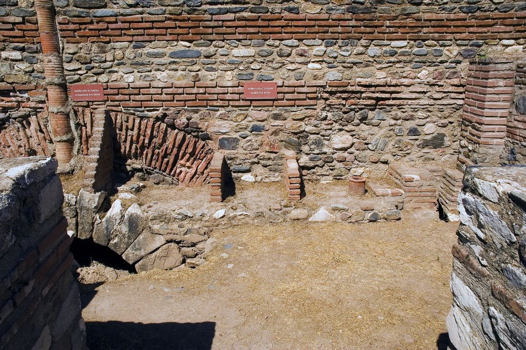 Sabbatios' Shop in Byzantine shops, Sardis Ancient City, Salihli, Manisa, Turkey by Seref Halicioglu