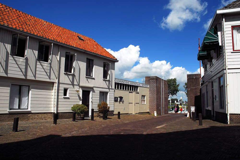 Woudrichem, historic fish auction by Marten Idema