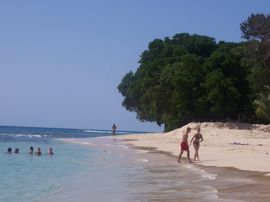 Blue monkey beach, Barbedos by Pablo Baez