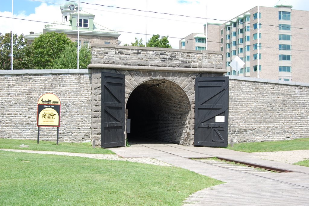 Old railway tunnel by gorelsky