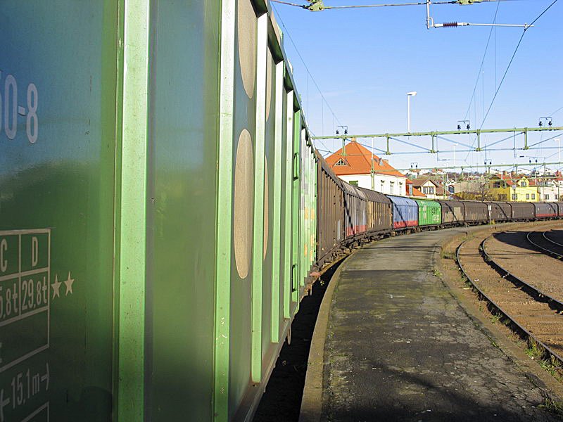 The railroad yards, Lysekil by fjallstal