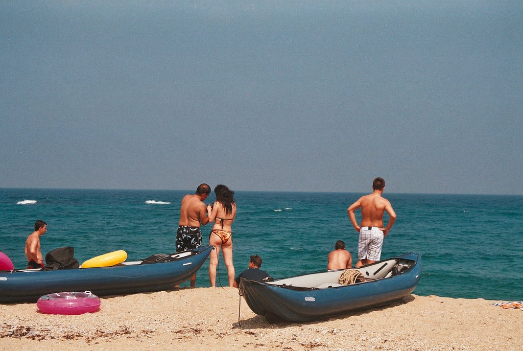 The one of the beaches of sinemorets by pontica