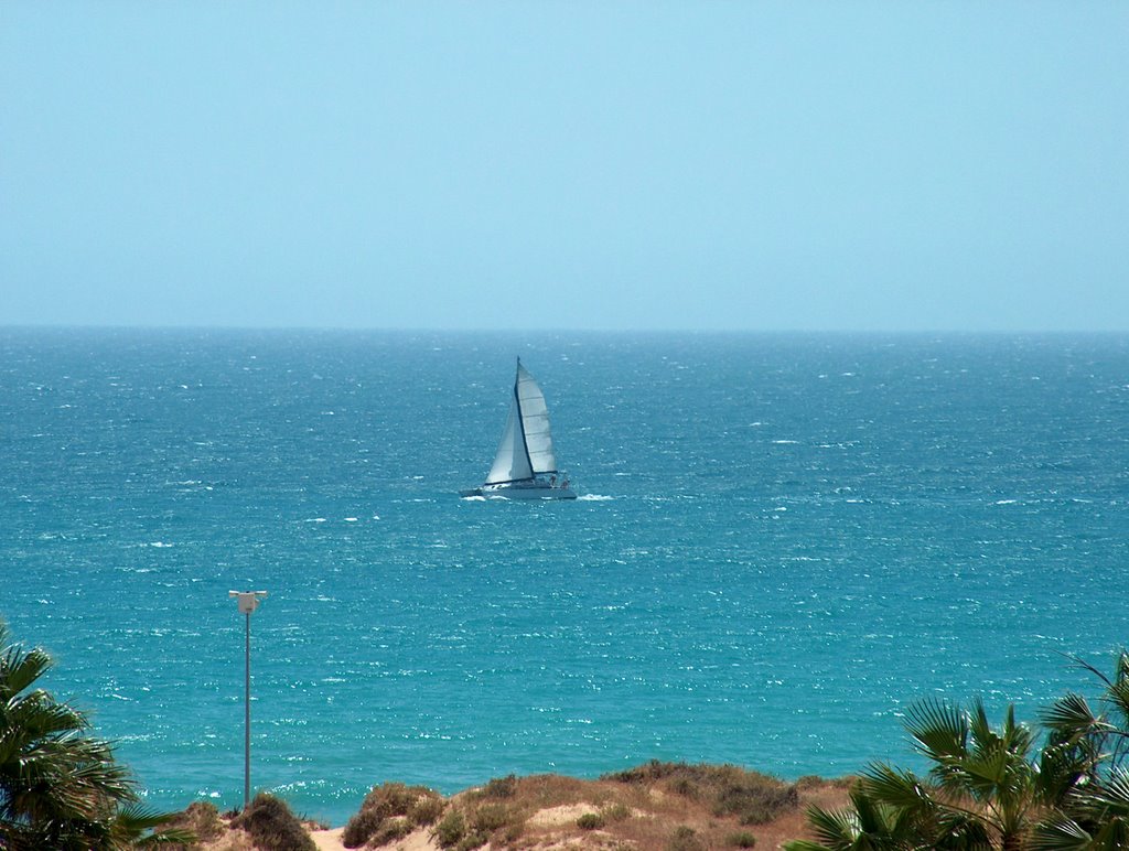 Vista del hotel al mar by Hartmut Pechmann