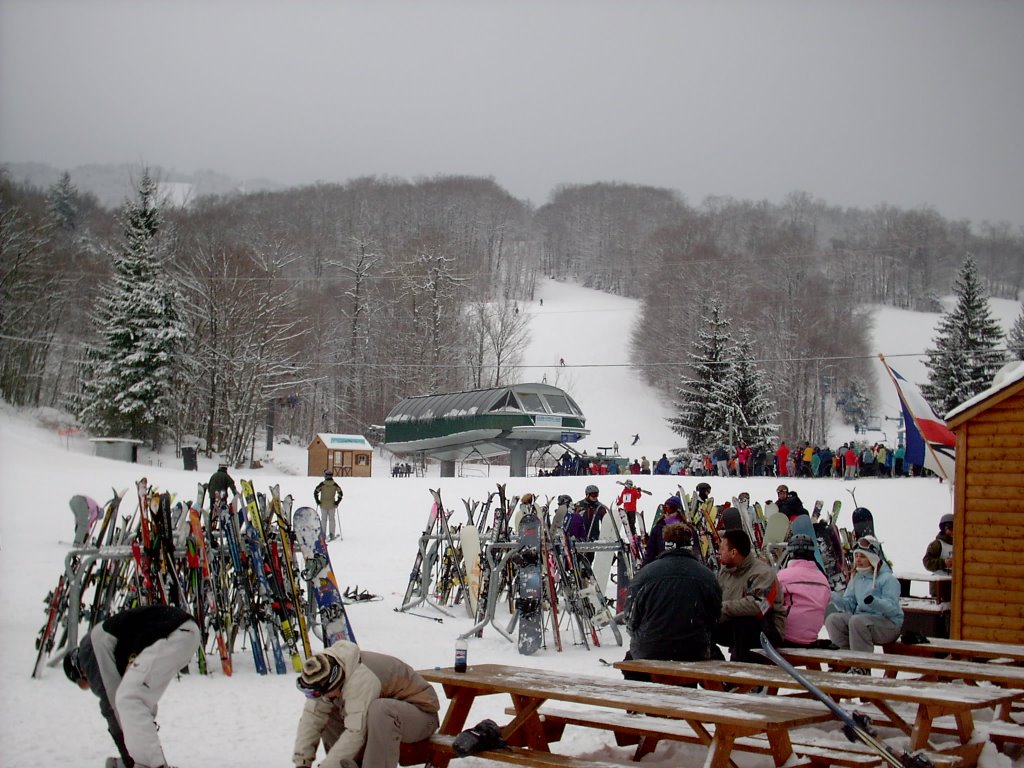 Pico Mountain Base Area - Mendon, Vermont by woodbutcher