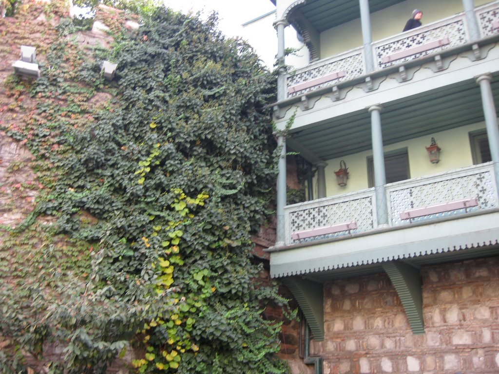 Balcony of old Tbilisi by iren badriashvili