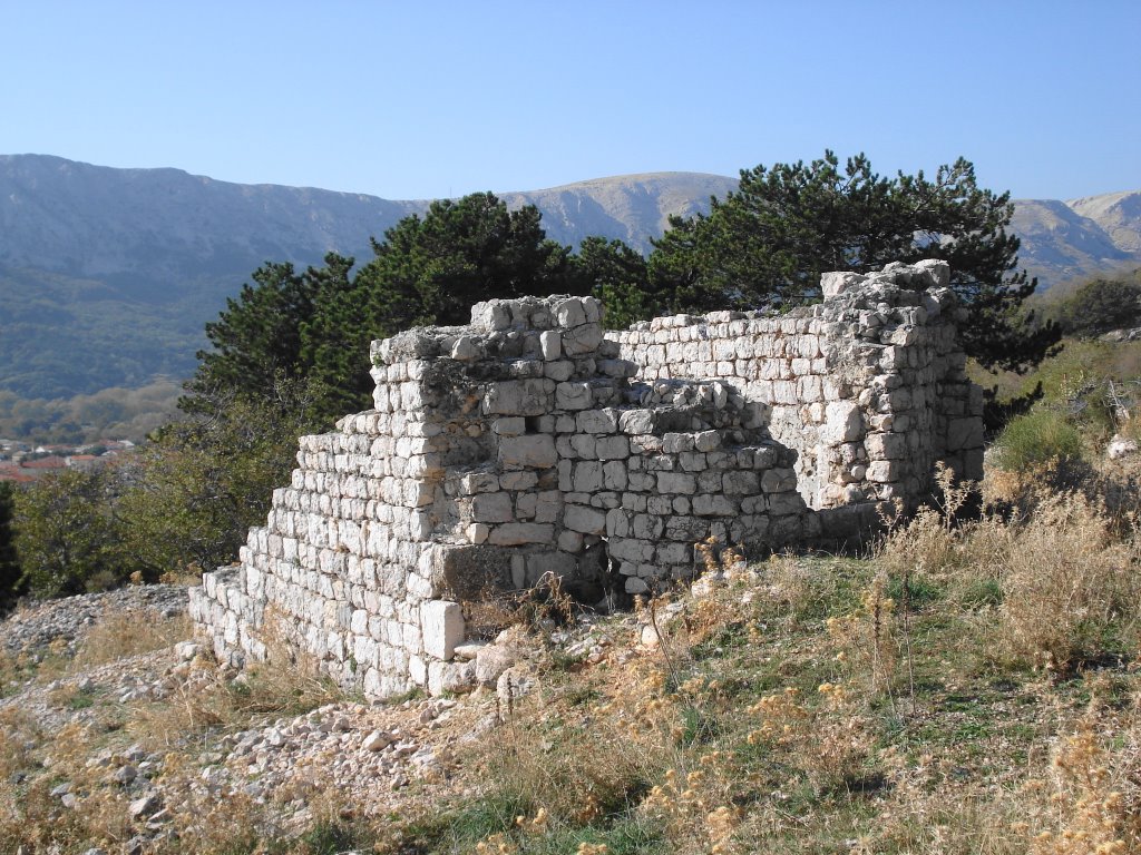 Baška ruined church of Sveti Ivana by Hans de Graaf