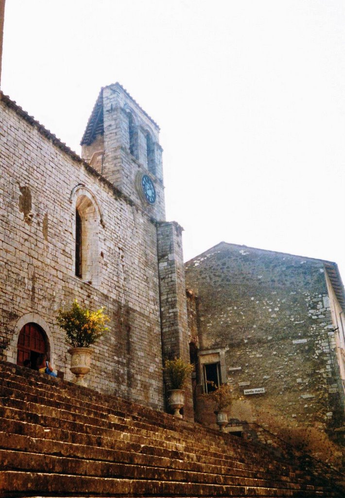 6-8-1988 - Chiesa di San Francesco. Piediluco by Nicola Dellaquila