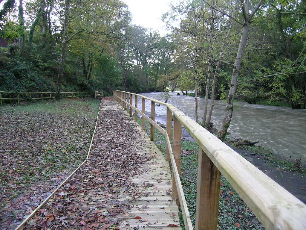 Dunkler Herbsttag in Machynlleth by Annette Strauch