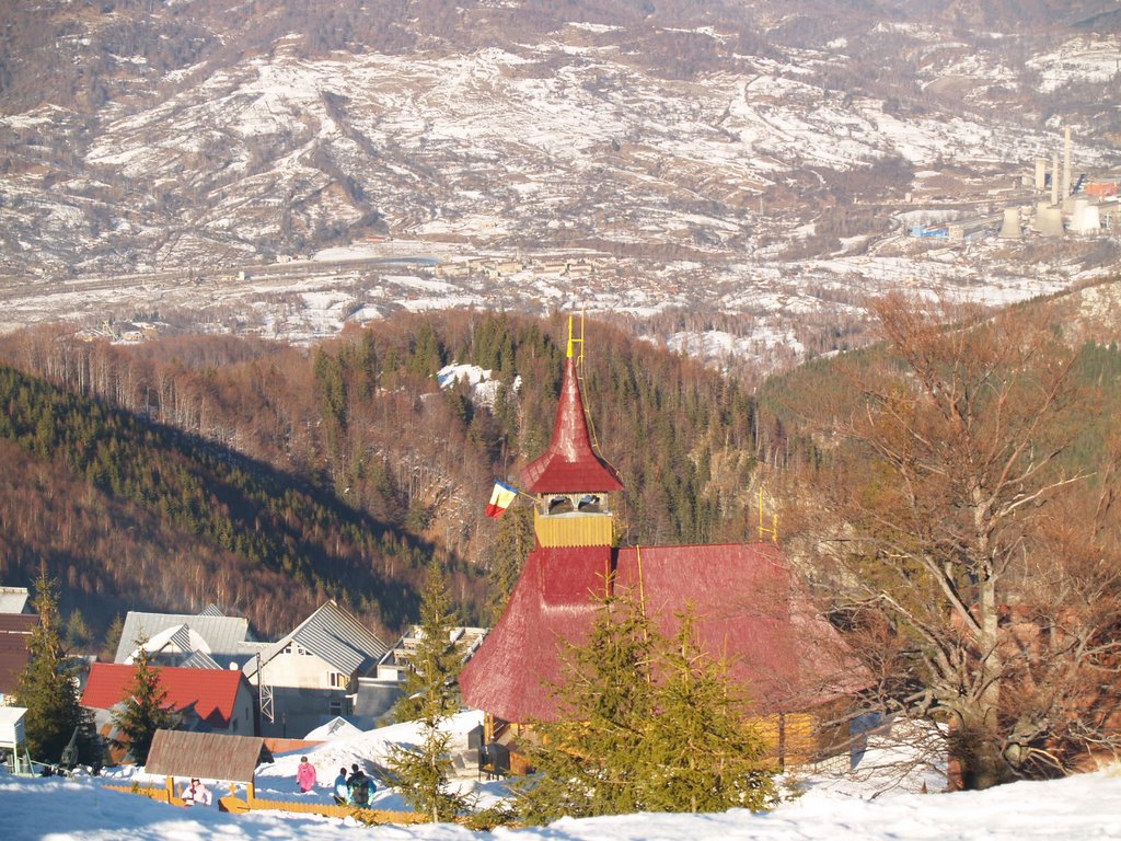 The Church on the Mountain Straja by Dorelac