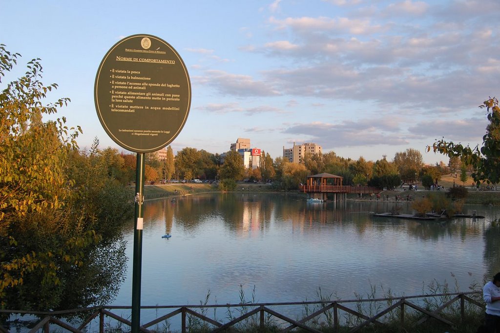 Bologna - Parco dei Giardini - Lungo Lago via Arcoveggio by Bruno Angelo