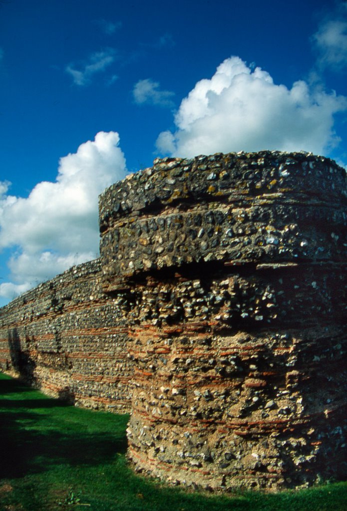 Burgh Castle by Geoff Spivey