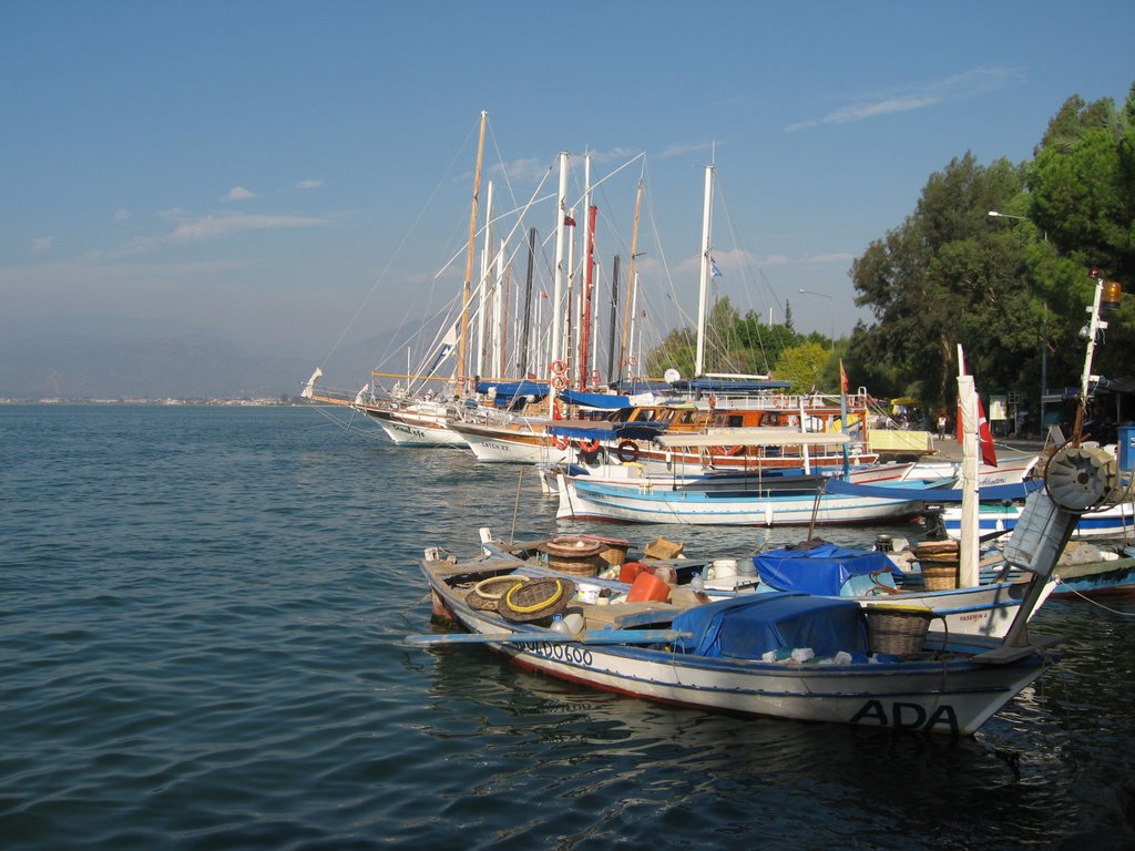 Fethiye Harbour by Sue Adair