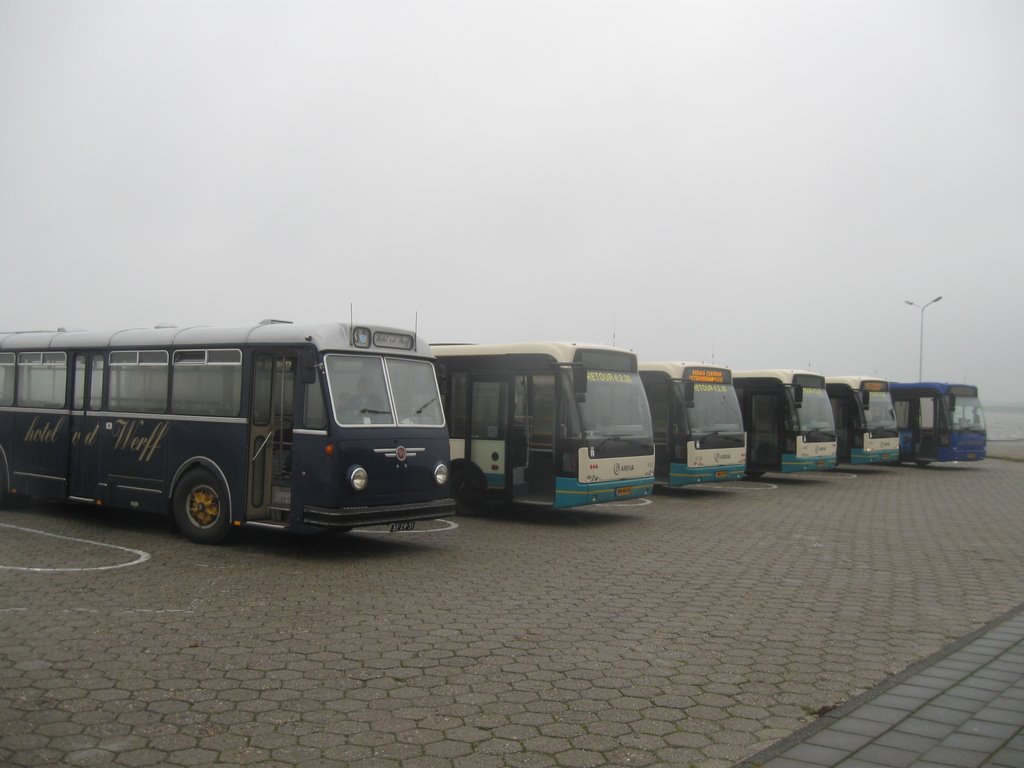 De bussen van Schiermonnikoog by Paul Nechkova-Raven