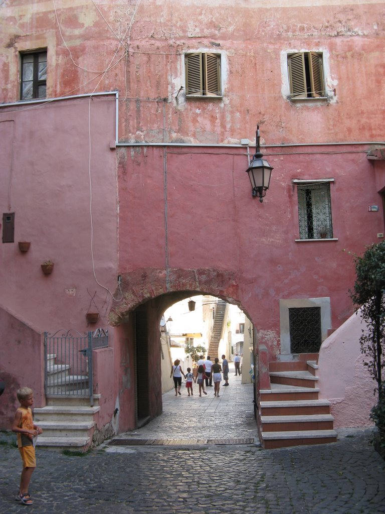 San Felice Circeo, the old town by Birgitte Woersaa