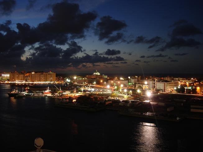 Old San Juan at night by Jason Mann