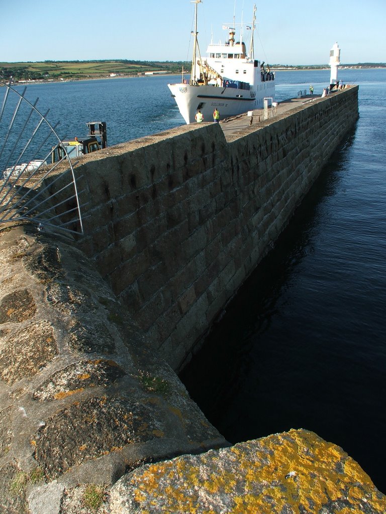 The Scillonian III Returns to Penzance by Tristan Barratt