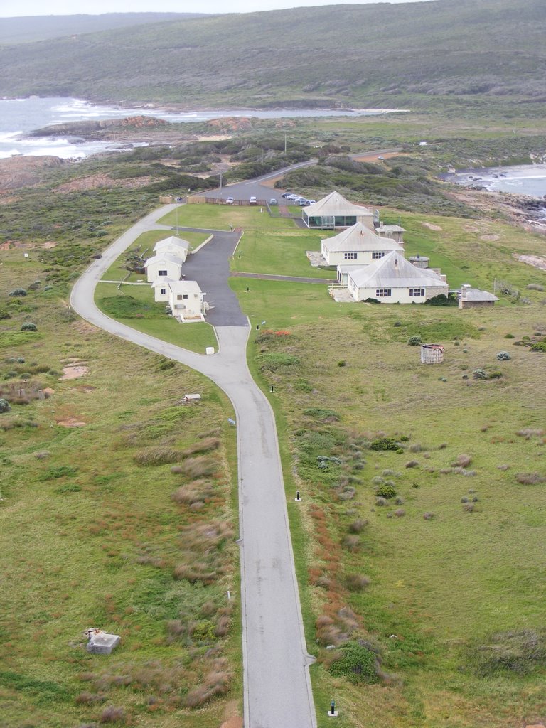 View of Lighthouse Keeper's Residences - Cape Leeuwin by Neil Chamberlain