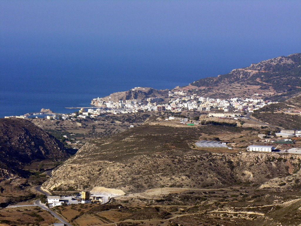 View of Pigadia from Menetes by madmaxvr