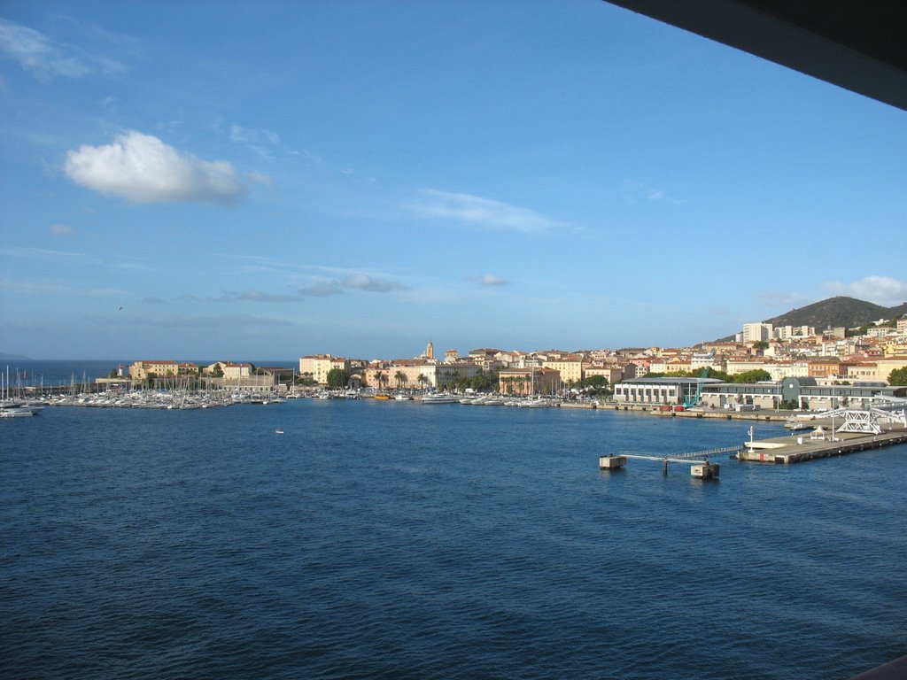 Ajaccio from 'Island Star' - 1 by H T W Gay