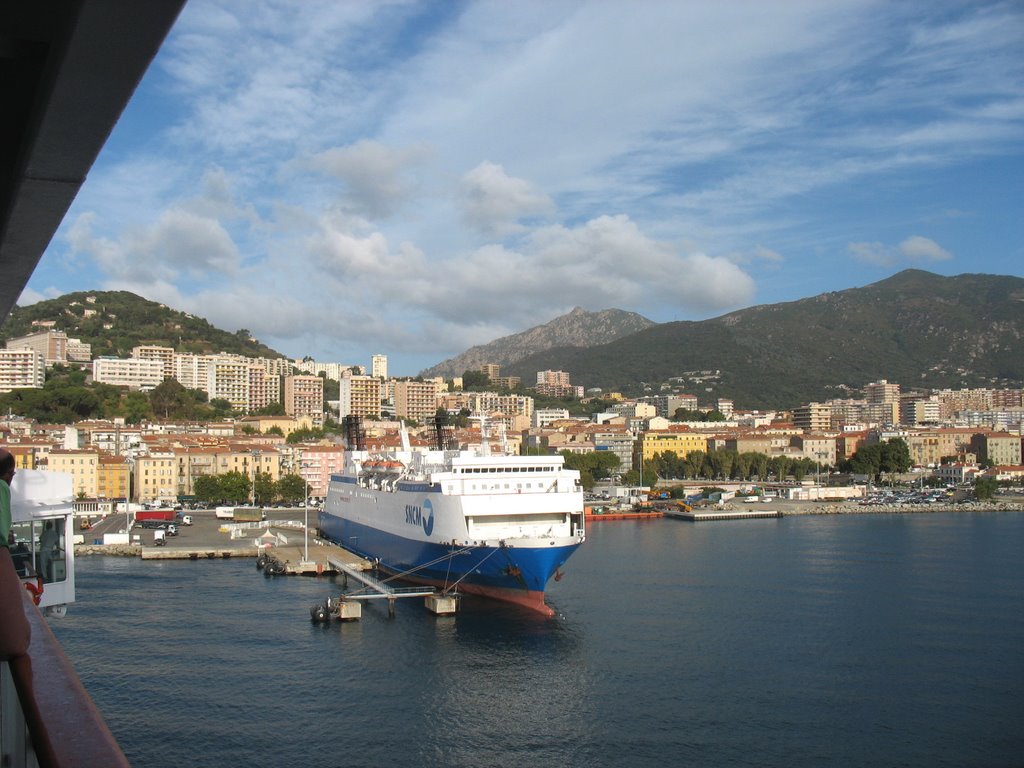 Ajaccio from 'Island Star' - 3 by H T W Gay