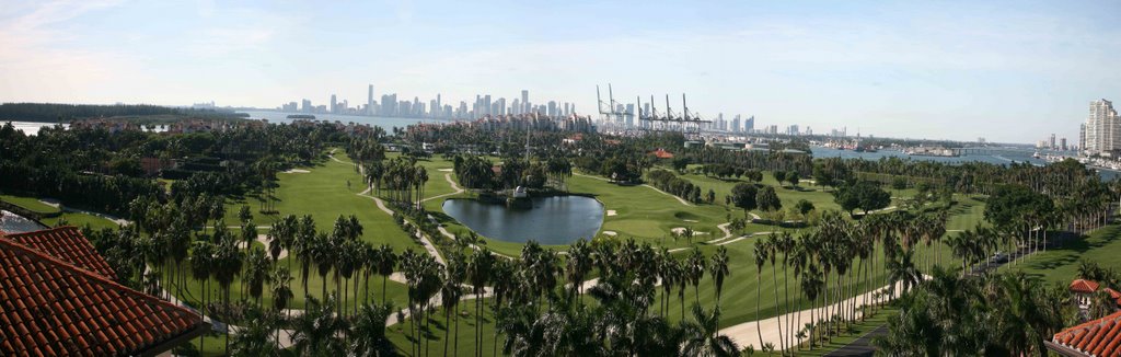 Panoramic fron fisher island 79building by maikel linares