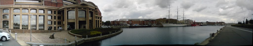 Panorama Hafen Dünkirchen by F.Kiefer