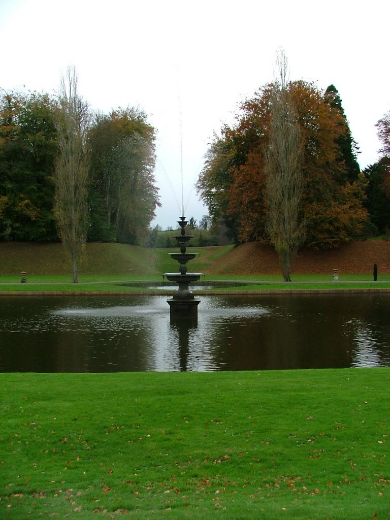 Bicton Fountain by brightflowermaid