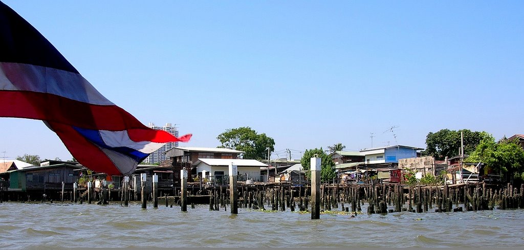 Piles on Bangkok's canal by PALLYCH72