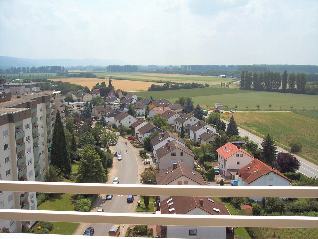 Blick über Heppenheim zum Bruchsee by mikey1957