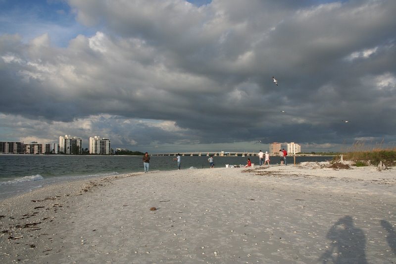 Storm clouds at Lovers Key State Park by Bill Comben