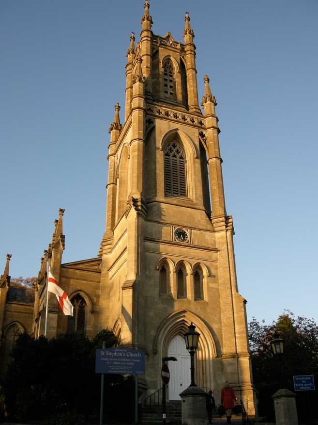 St Stephens Church, Bath by gordonplant