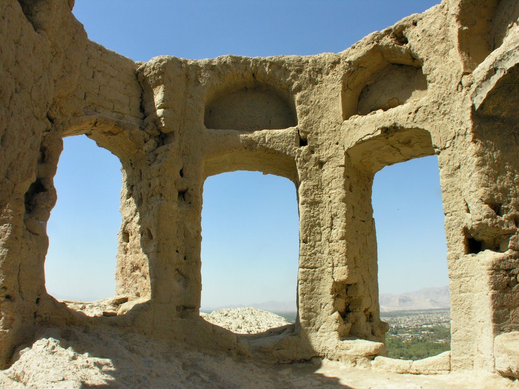 View from Zoroastrians temple Atashgah by IPAAT