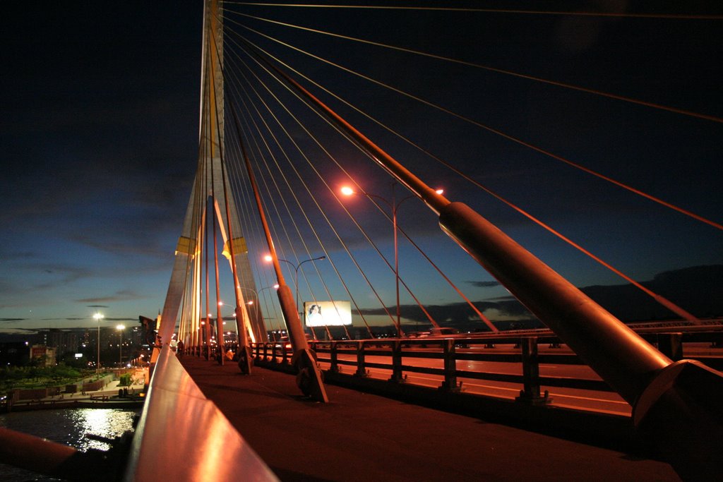 Rama8 Bridge at twilight by jatusom