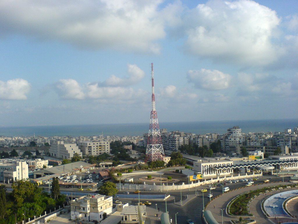 Latakia, Trainstation and Radio Tower by sala`HH´din