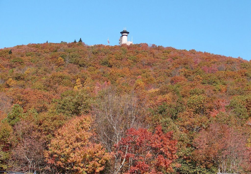 View of Brasstown Bald & tower, October 20, 2008. by xpert_estimator